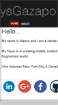 Mobile Screenshot of alanysgazapo.com