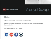 Tablet Screenshot of alanysgazapo.com